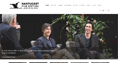 Desktop Screenshot of nantucketfilmfestival.org